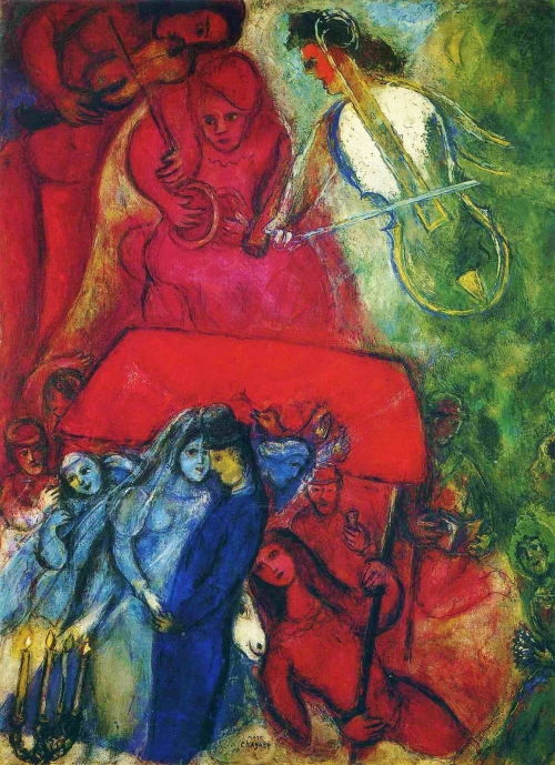 Marc Chagall, The Wedding, 1944 | Oil on canvas, Private Collection